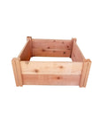 Ninku 2' x 2' Redwood Raised Garden Bed