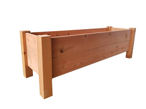 Ninku 1' x 4' x 16"  Redwood Elevated Garden Bed