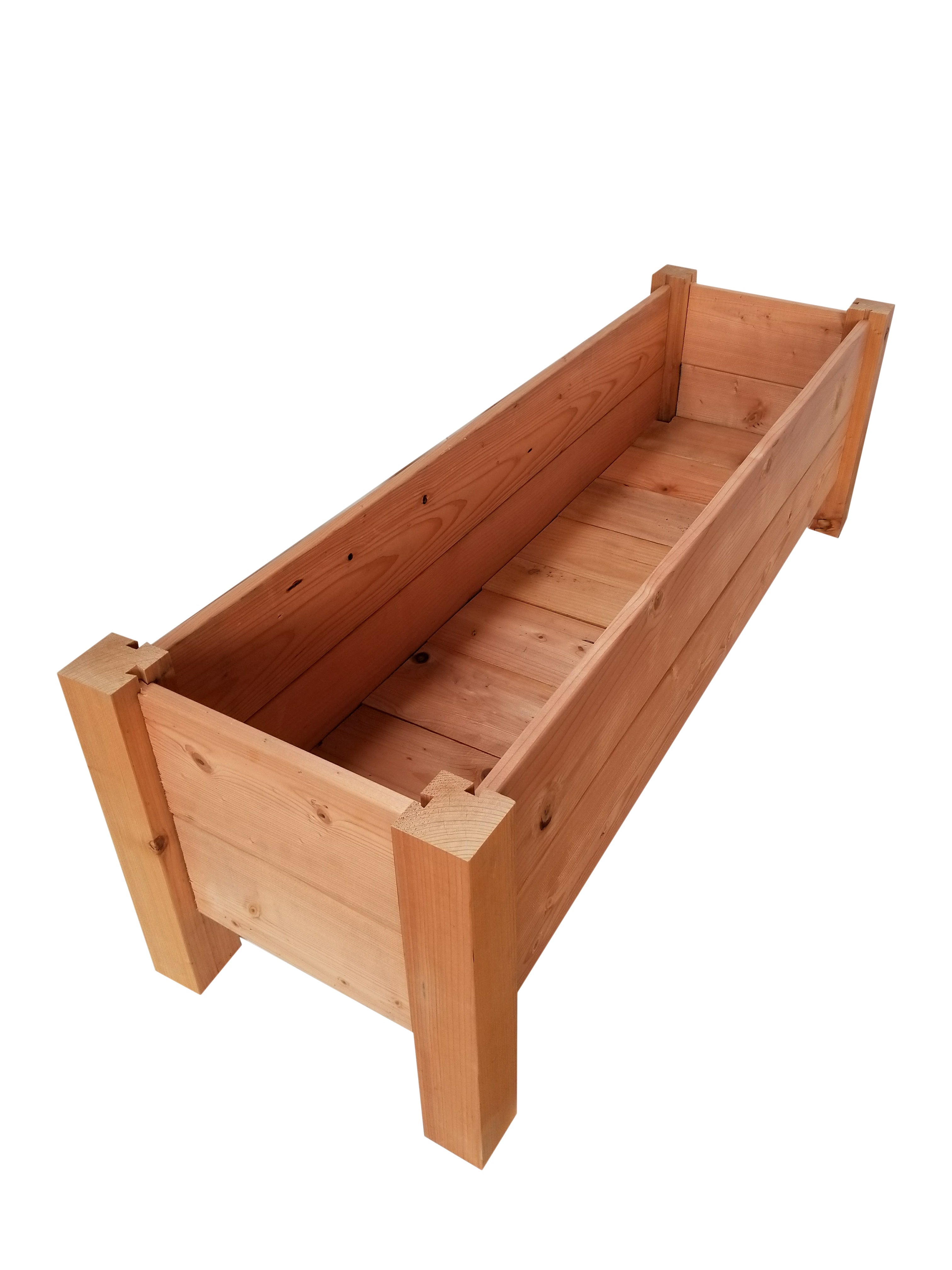 Ninku 1' x 4' x 16"  Redwood Elevated Garden Bed