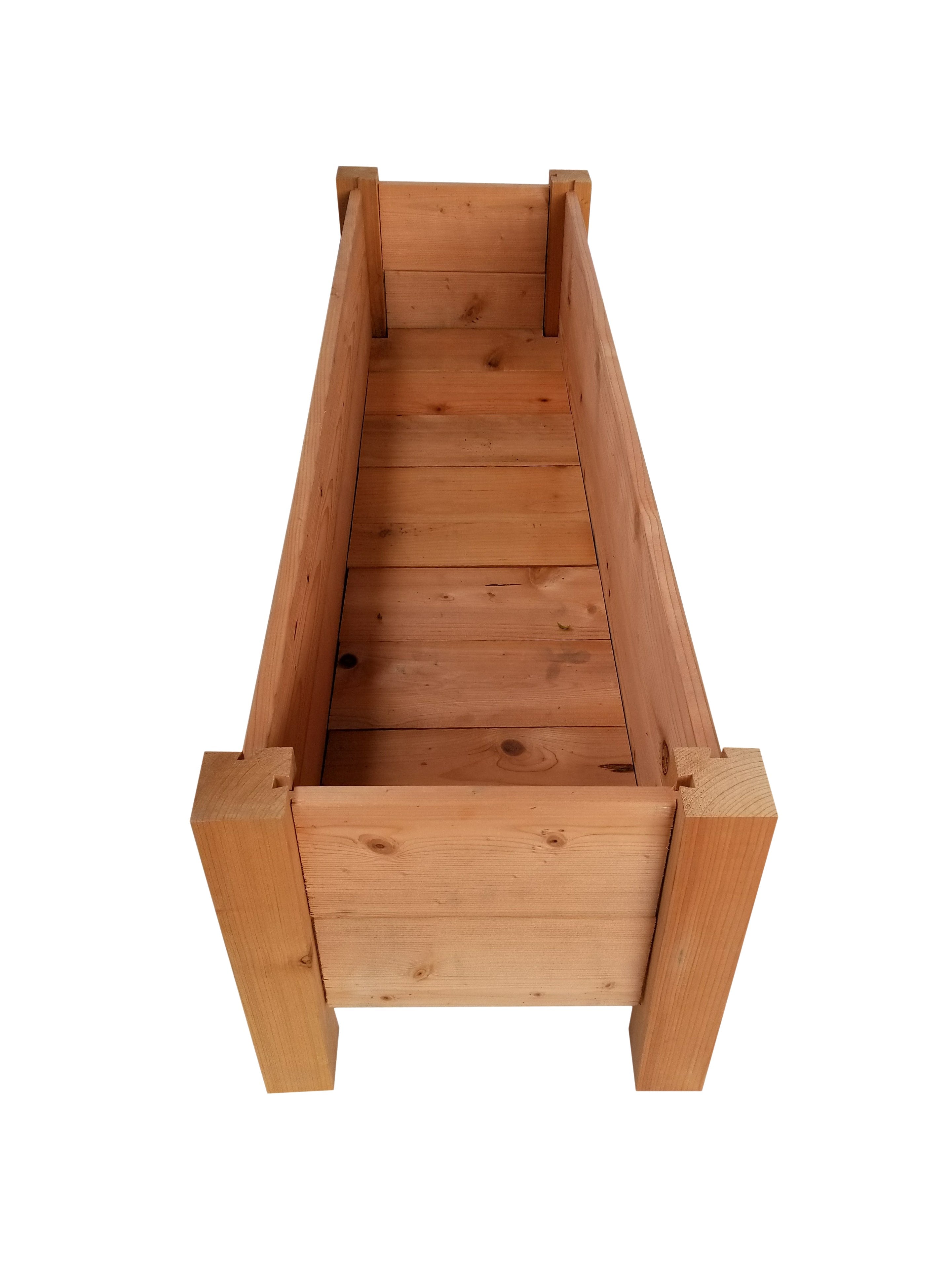 Ninku 1' x 4' x 16"  Redwood Elevated Garden Bed