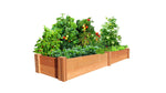 Ninku 1' x 8' Redwood Raised Garden Bed