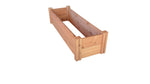 Ninku 1' x 4' Redwood Raised Garden Bed